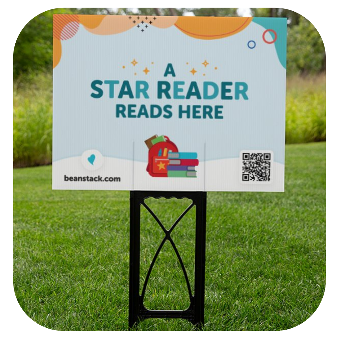 Download Template Yard Sign For Student Reading Achievements